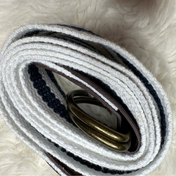 Belt Cloth Black & White Striped - Picture 2 of 10